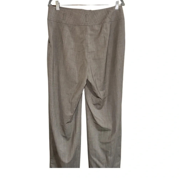 St. John Taupe Wool Blend Wide Leg Pants Size 10 - Picture 6 of 8